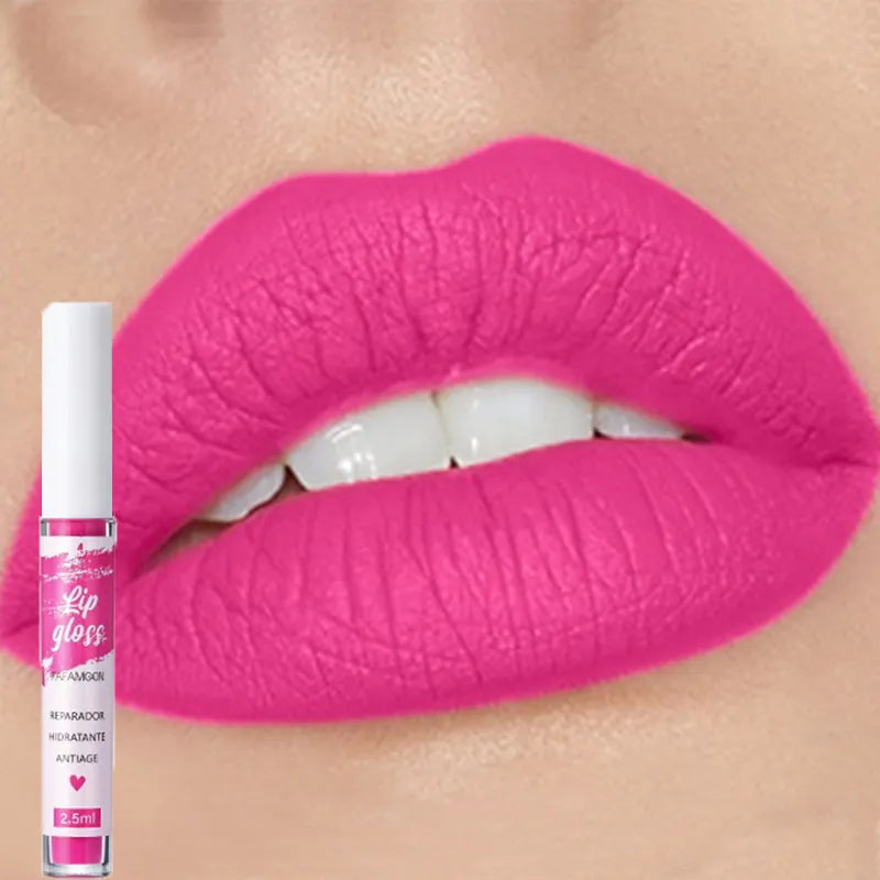 Waterproof Velvet Matte Nude Lip Gloss Lipstick Make-up For Women Cosmetic